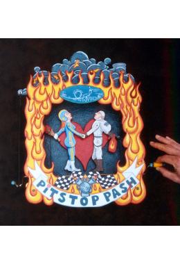 pit stop pash not kissing print with hand