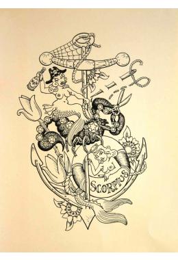 Dutch tailor tattoo commission print